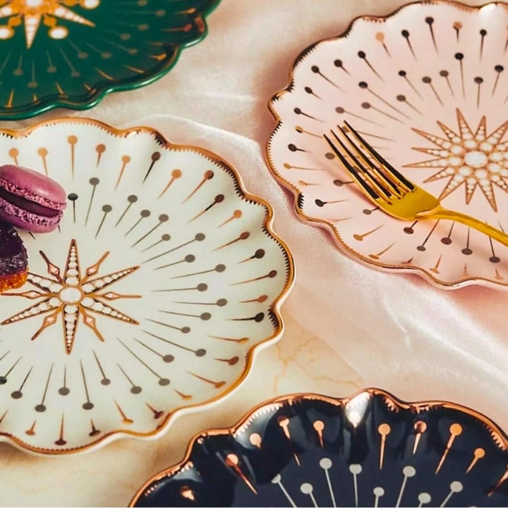 Anthropology, Catherine Martin Starry Night dessert plate. Prices firm. - Picture 3 of 9
